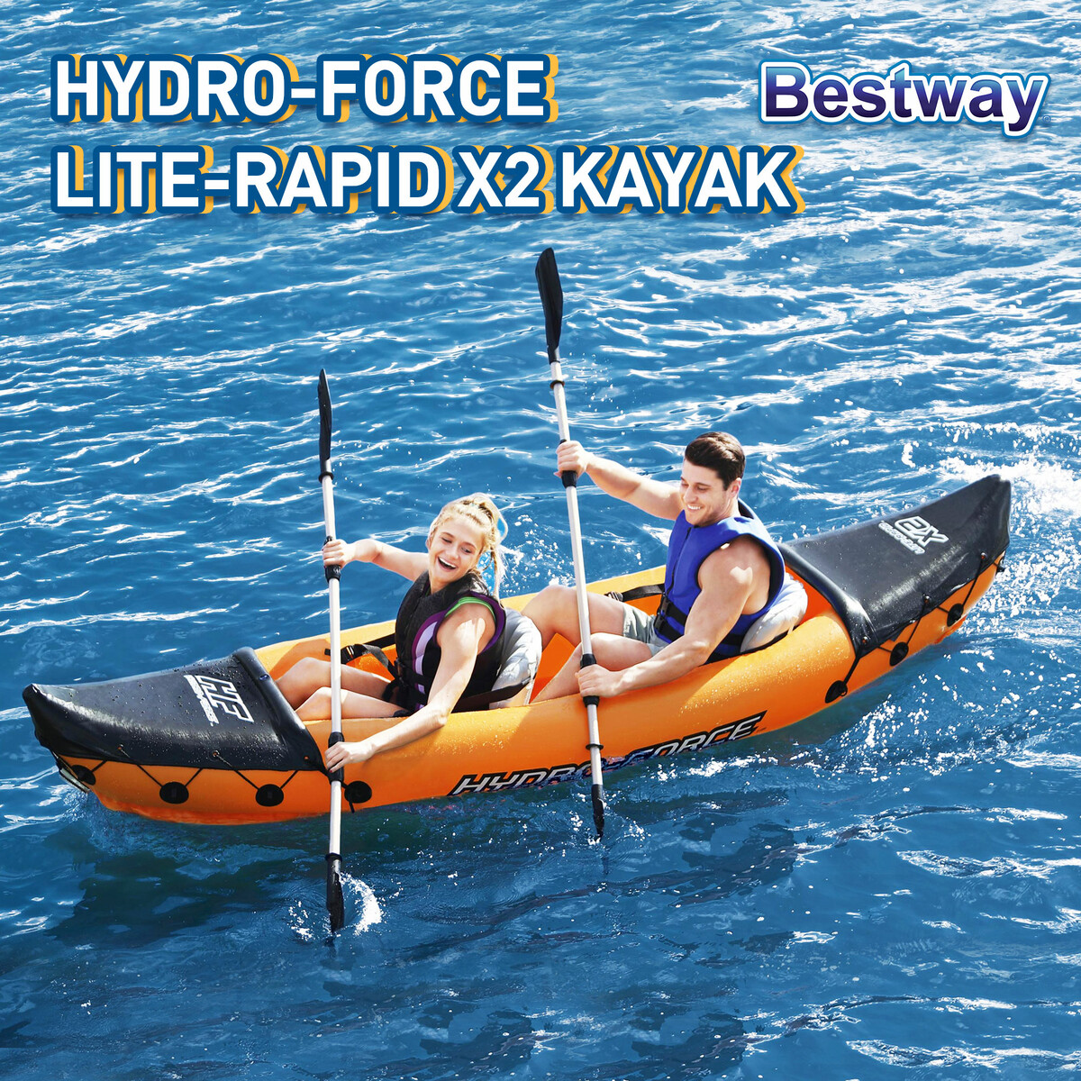 Bestway Inflatable Lightweight Tandem Kayak