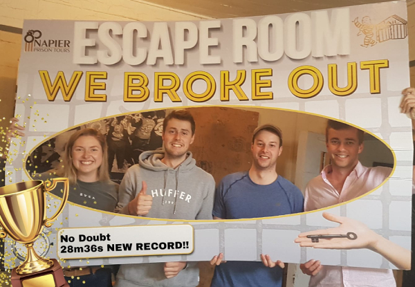 Escape Room Experience at Napier Prison - Options for up to 12 People - Option for Prison Tour & Escape Room Combo