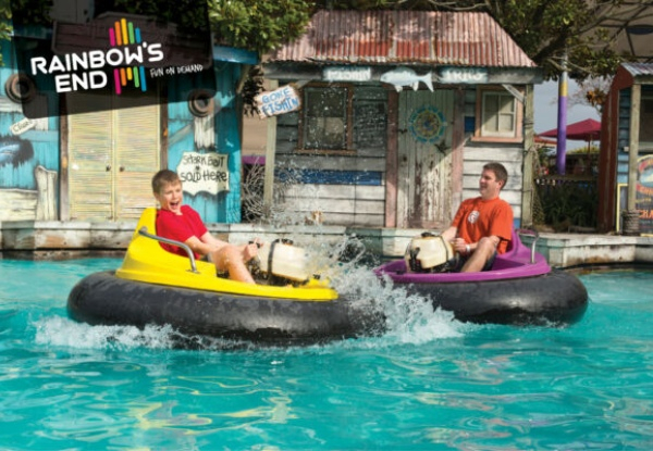 Rainbow's End Single Superpass incl. Unlimited Entry to All Rides - Options for Four Superpasses, Four Superpasses incl. Gem Panning Experience and Photo, or Four Superpasses incl. Virtual Reality Quad Play & Arcade Credit - Valid for Daytime Sessions