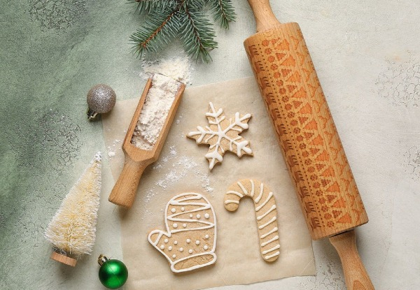 Bread & Butter Laser Etch Wooden Rolling Pin - Two Styles Available - Elsewhere Pricing $38.99