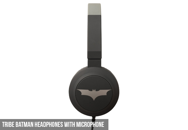 Tribe Headphones with Microphone - Options for Wonder Woman, Batman or Darth Vader