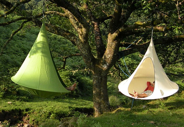 Cacoon Hanging Tent - Two Sizes & Six Colours Available with Free Metro Delivery