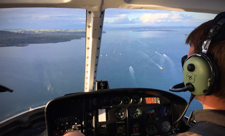 From $299 to Travel in Style with a Waiheke/Auckland Helicopter Flight & Rental Car Package - Options Available for up to Six People (value up to $2,154)
