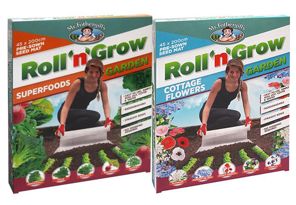 Roll 'n' Grow Range - Option for Superfoods or Cottage Flowers
