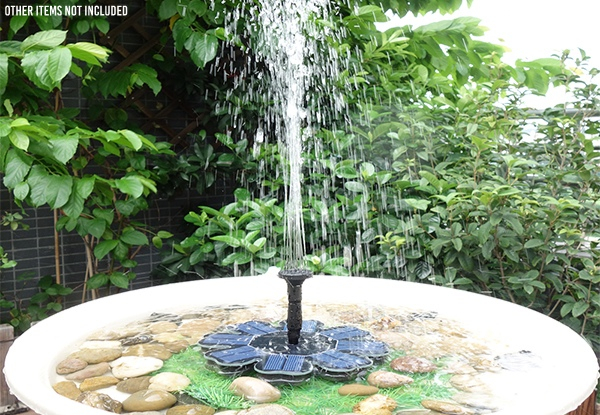 Solar Energy Water Fountain
