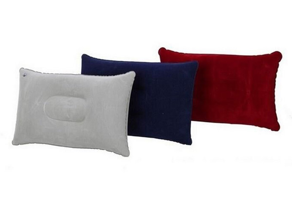 Inflatable Air Bed Travel Pillow - Three Colours Available