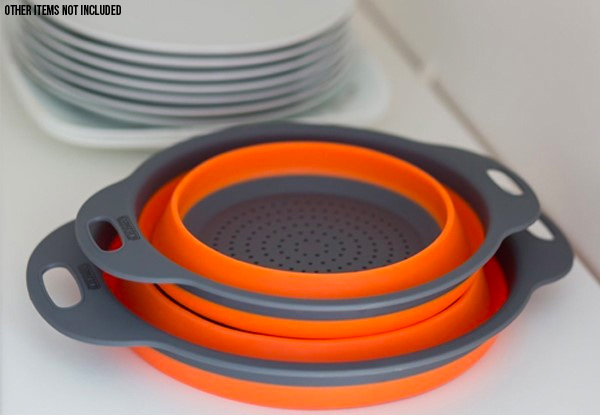 Two-Pack of Collapsible Colanders