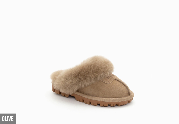 OZWEAR UGG Kids Coquette Slippers - Six Sizes & Seven Colours Available