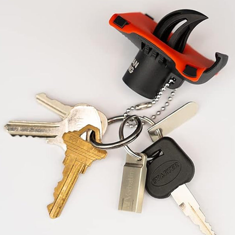 Bottle Opener Tool with Built-in Keychain - Three Colours Available