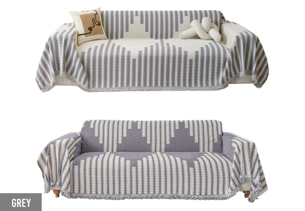 Reversible Chenille Sofa Cover - Available in Five Colours & Four Sizes