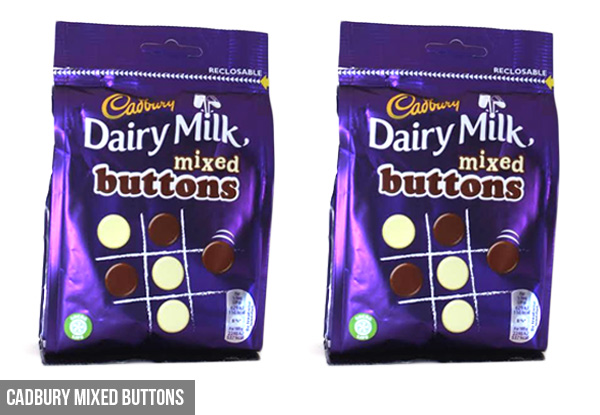 Two-Pack of Cadbury Chocolate Treat Pouches - Three Flavours Available
