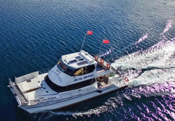 One Hour Lake Wanaka Happy Hour Cruise incl. Cheeseboard & Beverage for One Adult - Option for Child Entry