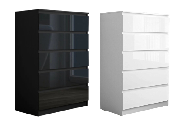 Monaco Five-Drawer Chest - Two Colours Available