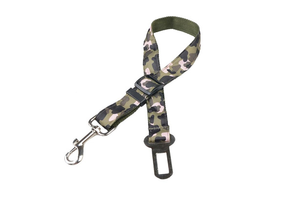 Two-Pack of Camo Pet Car Safety Belts