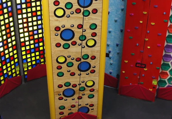 General Admission for One to Clip 'N Climb -
 Auckland's RealRoc Wall