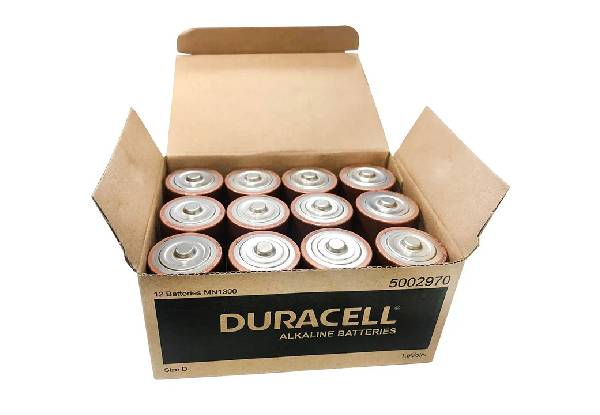 Duracell 12-Pack Coppertop D Alkaline Batteries