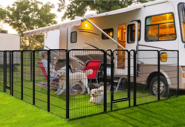 Heavy Duty 18-Panel 120cm Dog Playpen