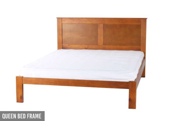 Metro Bedroom Furniture Range - Options for Bedside Table or Queen Bed Frame