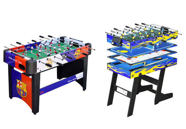 Four-In-One Game Table incl. Table Tennis, Foosball, Hockey & Pool - Option for Soccer Game Table Available