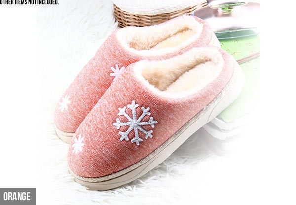 Cosy Snowflake Slippers  - Three Colours & Sizes Available with Free Delivery