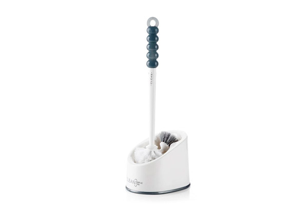 Toilet Bowl Cleaner Dual Brush with Stand