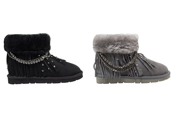 Aussie Connection Women’s Tassel Designer Sheepskin UGG Boots - Two Colours Available