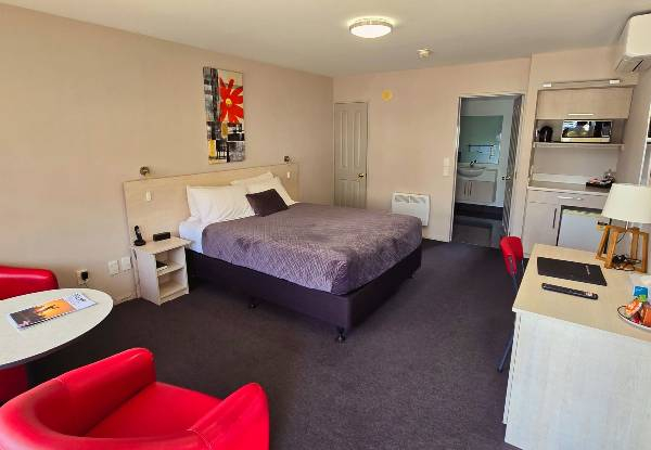 One-Night Stay at Carramar Motor Inn Palmerston North for Two People - Option for Executive Studio or Executive Suite