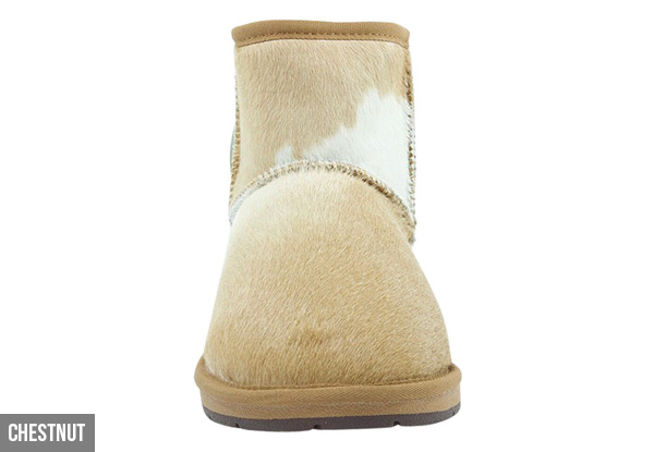 Auzland Women’s Ankle Cow Australian Sheepskin UGG Boots - Two Colours Available