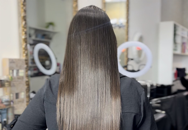 Restyle Cut, WellaPlex Treatment, Head Massage & Wash