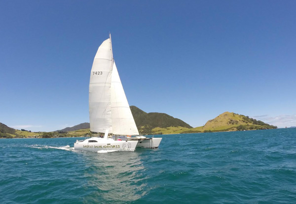 $90 for One Person for an Island Hopper Day Sailing Adventure in the Bay of Islands or $180 for Two People (value up to $240)