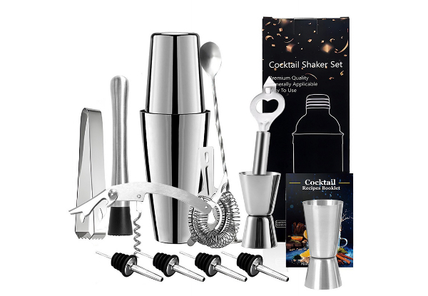 13-Piece Cocktail Shaker Set