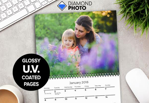 Premium 30x35cm Wall Calendar incl. Nationwide Delivery
