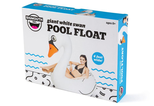 Big Mouth Giant White Swan Pool Float with Free Delivery