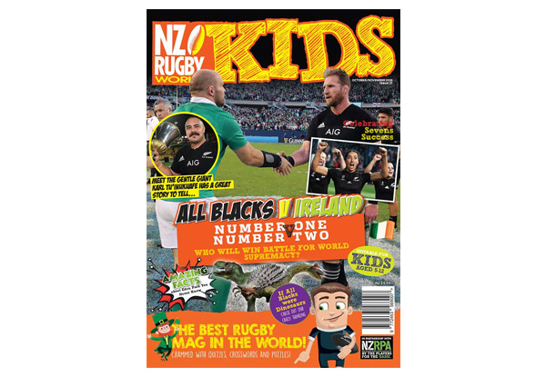 NZ Rugby World KIDS Magazine Subscription for Six Months - Options for 12 Months or 24 Months with Free Delivery