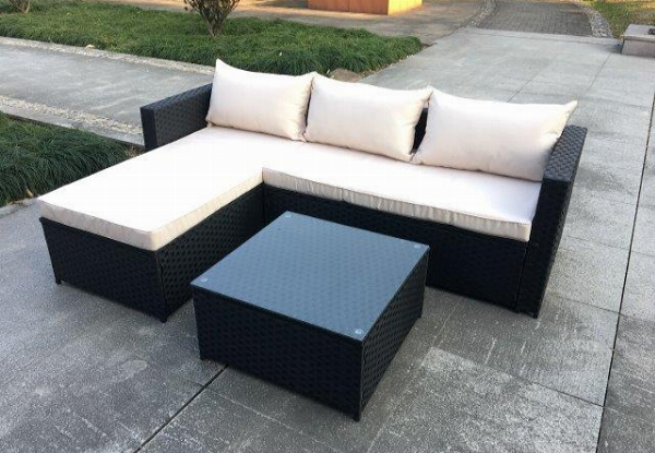 Pre-Order Oasis Three-Piece Outdoor Lounge Set - Two Colours Available
