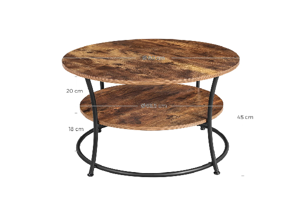 Vasagle Round Coffee Table