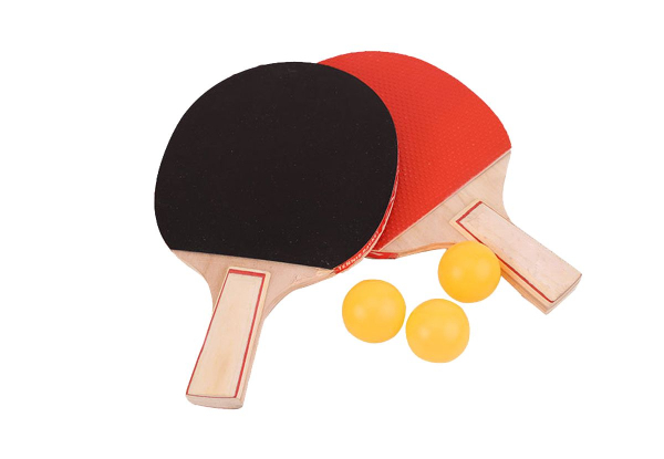 Portable Table Tennis Set with Rackets, Balls, Retractable Net & Carry Bag