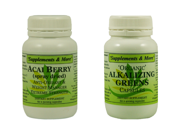 Alkalizing Greens & Acai Berry Health Pack