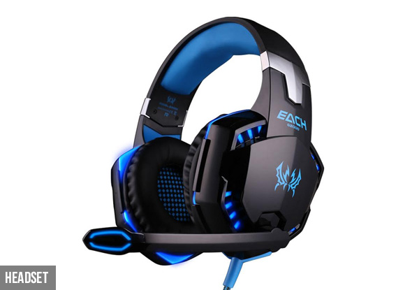 Gaming Keyboard or Deep Bass Headset with Microphone