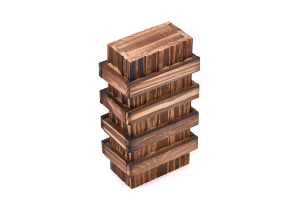 Wooden Puzzle Hidden Compartment Box