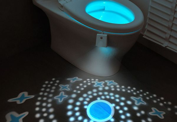 Toilet Night Light with Star Projector - Option for Two-Pack
