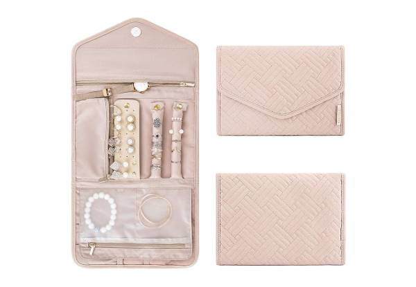 Foldable Travel Roll Jewellery Case - Two Colours Available