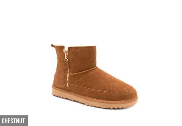 Ugg Classic Men's Zipper Boots - Seven Sizes & Two Colours Available