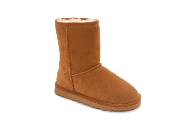 Ozwear Ugg Unisex Boots Genuine Australian Sheepskin Short Classic Suede - Two Colours & Three Sizes Available