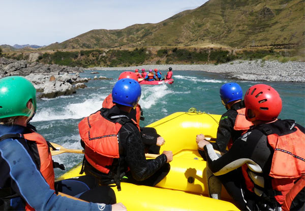 River Raft & Jet Boat Ride for One Adult - Options for a Child or up to Eight People