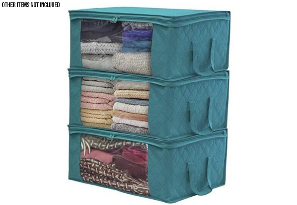 Anti-Dust Wardrobe Clothes Storage Box - Two Colours Available