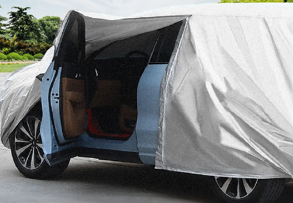Outdoor Water-Resistant Car Cover with Storage Bag - Available in Three Sizes