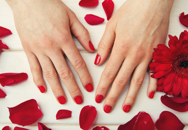 45-Minute Gel Manicure or Hena Eyebrow Package incl. a $10 Return Voucher