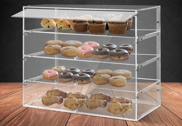 Four-Tier Cake Display Cabinet