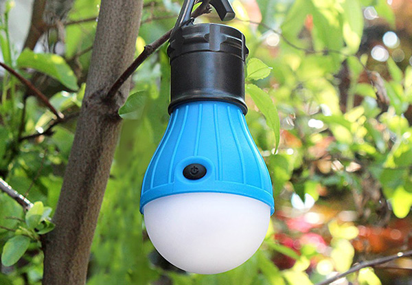 Three-Pack of Portable Hanging Camp Lamps